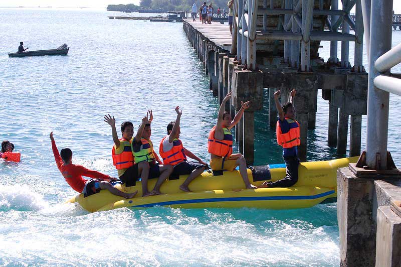 Daya Tarik Wisata Pulau Tidung ( Water Sport )